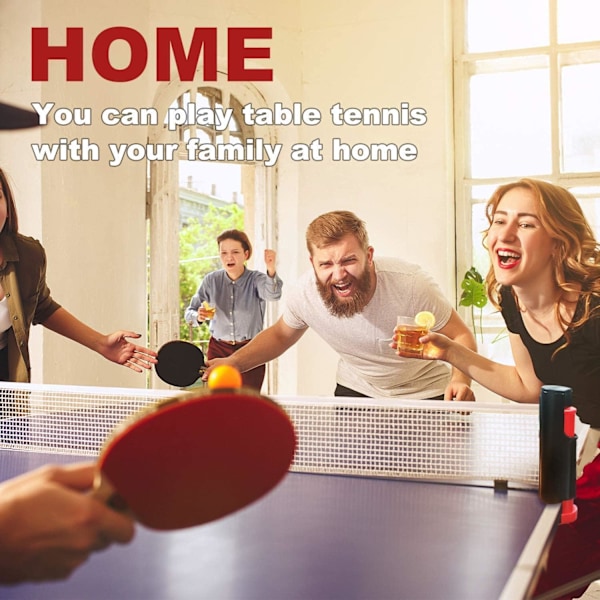 Foldable Ping Pong Net, Portable Table Tennis Net Post Set, Perfect for Ping Pong Tables, Office Tables, Home Kitchens or Dining Tables