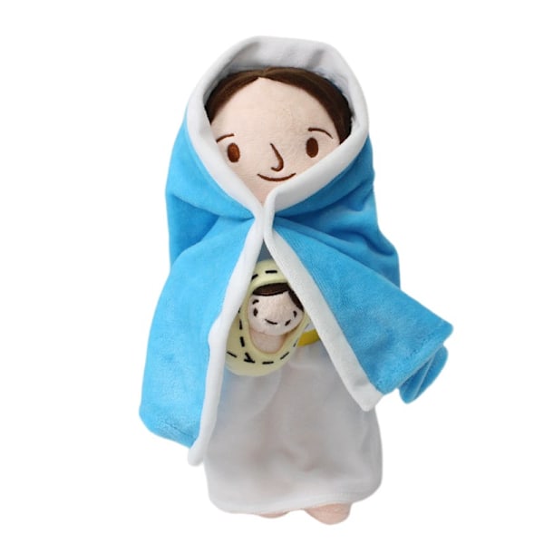 Jesus Plyschdocka Skyddsängel Fylld Djur med Vingar Dop plushie Leksaker Presenter till Barn för Dop Religiös Påsk_NZ