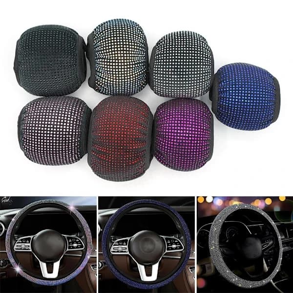 Bil Rhinestones Cover Bil Suv Rat Sort