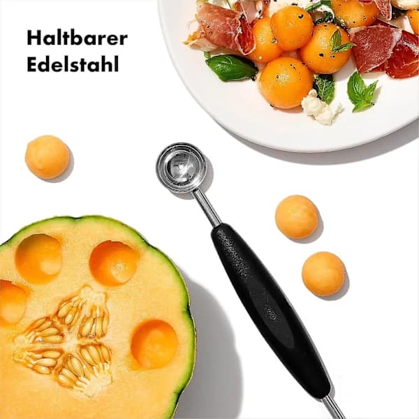 3 stk melonformere i rustfritt stål, tåler oppvaskmaskin