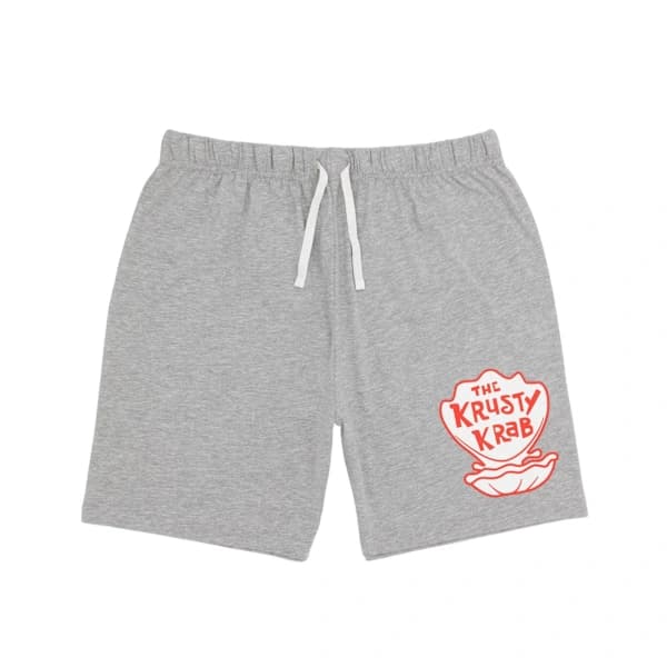 SpongeBob SquarePants Herr Kort Pyjamasset S Vit/Grå Vit/Grå Vit/Grå S