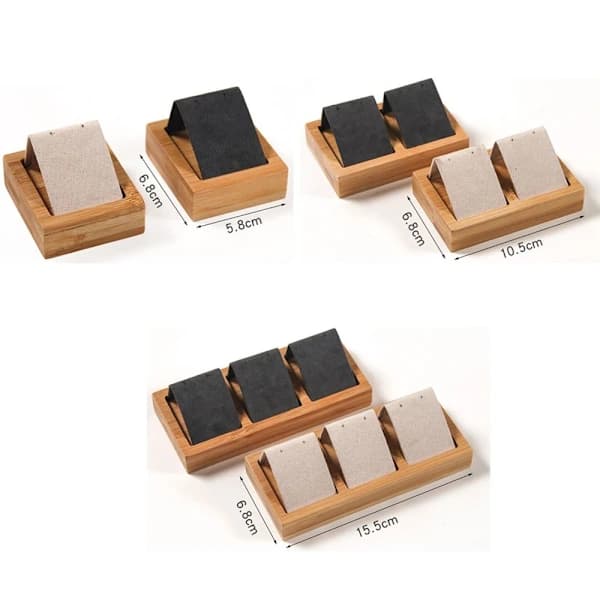 Øreringestativ Øreringe Display Stativ BEIGE 2 GRIDS 2 GRIDS beige 2 Grids-2 Grids