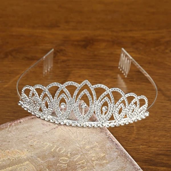 Krystallbryllup Tiaraer Dronning Prinsesse Krone 5 5 5