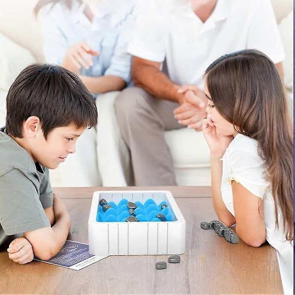 Magnetic Chess Game, 2024 Magnetic Board Game, Fun Tabletop Game with 20 Magnets, Strategy Game for Kids and Adults - WELLNGS E/NT/