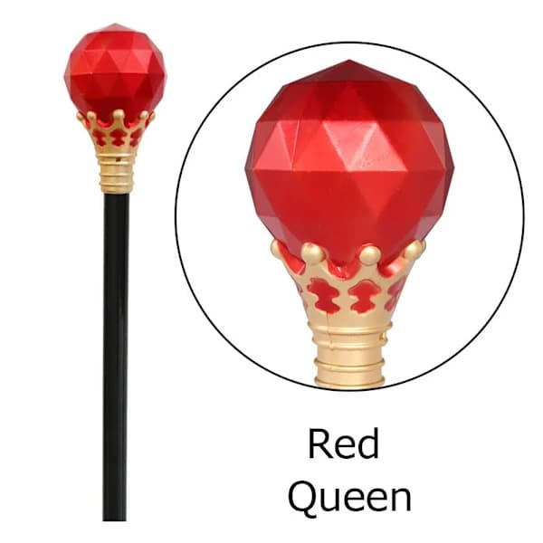 Konge Dronning Scepter Prinsesse Prins Stok RÖD DRONNING DRONNING Rød Dronning-Dronning