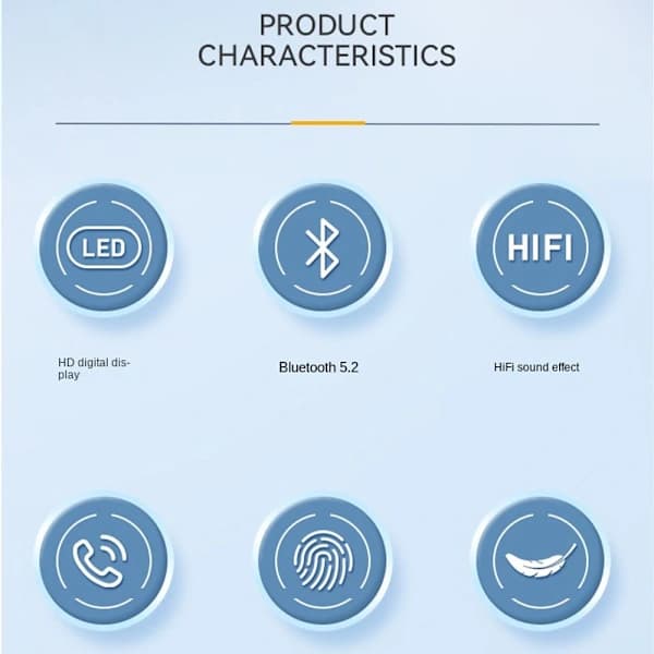 Bluetooth-hodetelefoner Trådløse hodetelefoner Ørepropper Headset