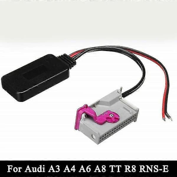 NA/12V 32-pinners Bluetooth-adapter Aux-kabel i plast for A3 A4 A6 A8 Tt R8 Rns-e