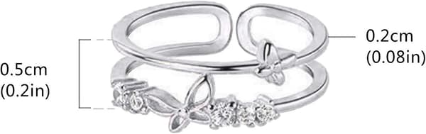 Til min datter Fidget Ring, Til min datter Sommerfuglring, Dattergave fra mamma Angstdempende ringer