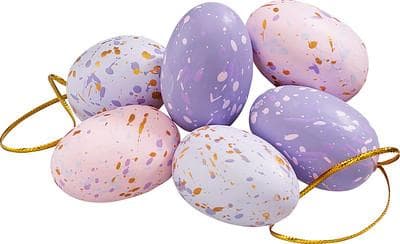 Splash mini eggs Violet 6 pcs Easter eggs Cult Design Lila purple