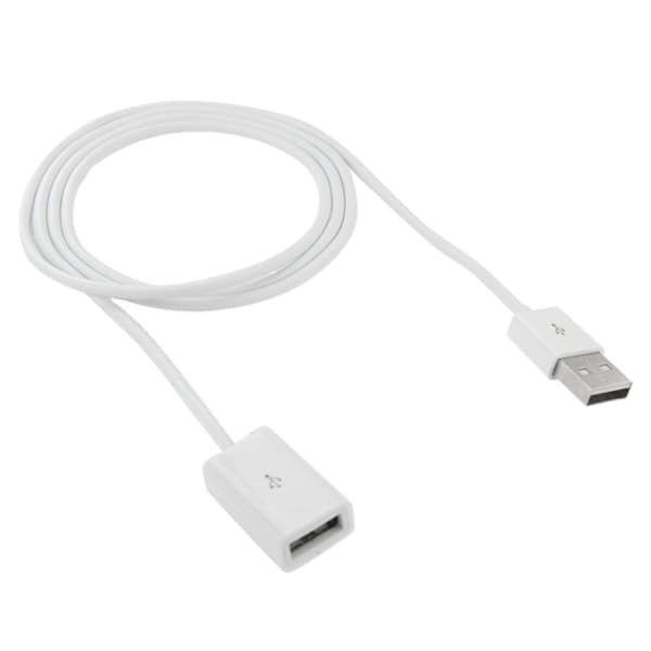 /Hc/Forlengelseskabel USB - 1 meter Hvit