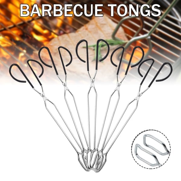 [NT] Extra lång saxpincett 41 cm Rostfritt stål Grillpincett Grilltång Matlagningsredskap Köksutrustning 2 st