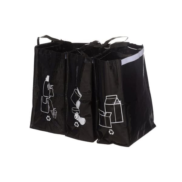 {NT} Sorteringskassar 3-pack för enkel avfallshantering