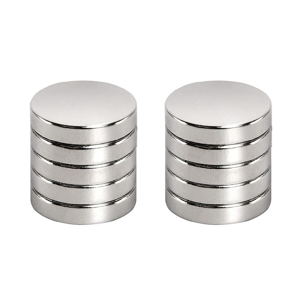 /Hc/10-pakkaus Neodyymimagneetteja - Vahvat magneetit - Pyöreät
