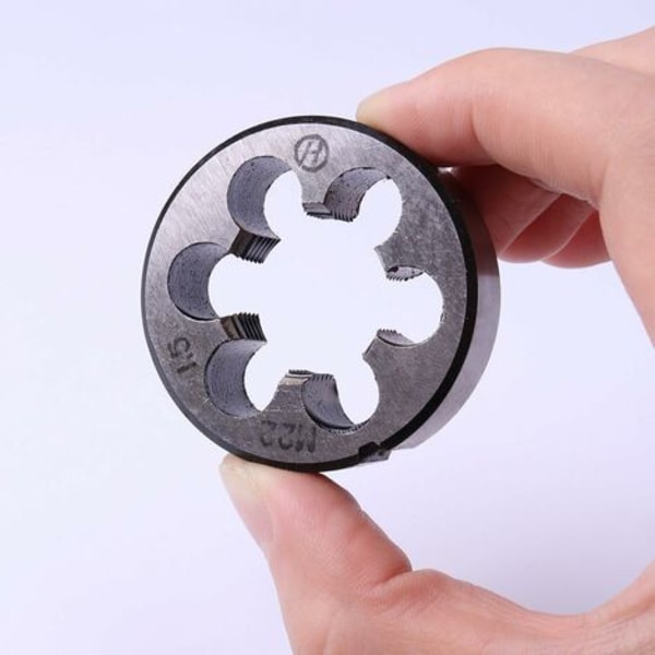 Metriske gevindskærer, M22 X 1,5 mm metrisk lige gevindskærer, 1 stk/NC/