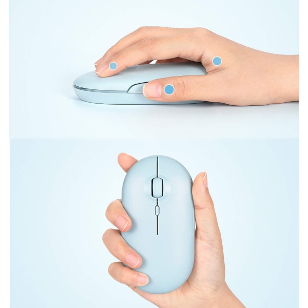 Bluetooth -mus trådlös typ C uppladdningsbar smal tyst baby