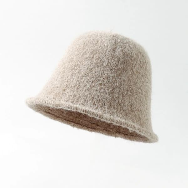Kvinner Bøttehatt Caps BEIGE Beige