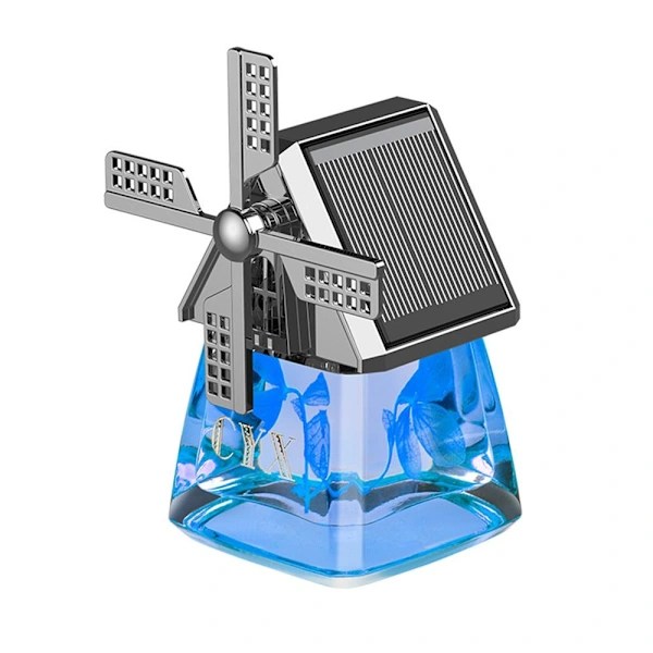Bil Aromaterapi Diffuser Solenergi BLÅ Blå