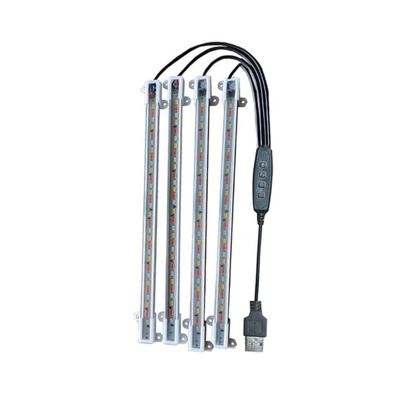[NT] Kasvilamppu jalustalla, 5-haarainen USB-käyttöinen LED-kasvilamppu (adapteri ei sisälly)
