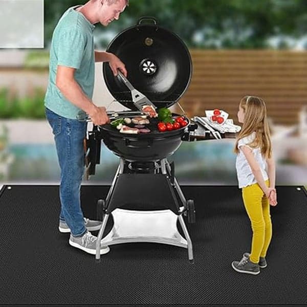 Fireproof & Heat Resistant Grill Mat - Extra Large 80\"x48\"