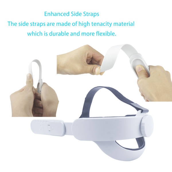 INF Pandebånd til Oculus Quest 2 3 plast Hvid