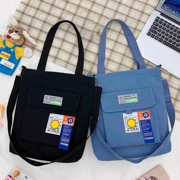 Skuldertaske Crossbody Taske SORT sort