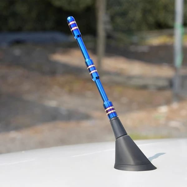 Metalbil Auto Modifier Universal Radiomodtagelsessignalantenne Ydre dele
