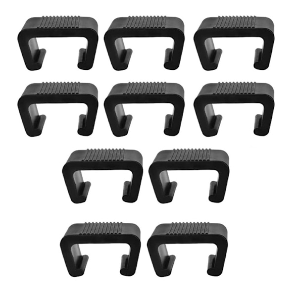 10-pack utemöbelklämmor för altan soffa klämmor rottingmöbelklämmor korgstolsfästen anslut sektionen 0.36 B 0.36