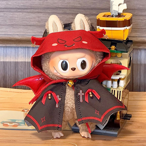 /NC/Labubu Serie Kappa Babykläder Labubu Docka Vinyl Ansikte Plysch Babykläder 17cm Första och Andra Generationen UniversKläder 17cm picture