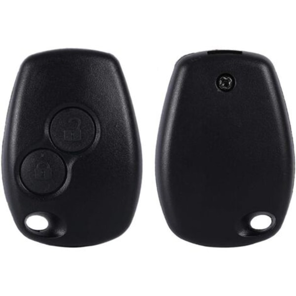 Ahlsen Fjernstart Bilnøkkel Fob 2 Knapper Bilnøkkel Fob Skall Beskyttelsesdeksel for Clio Kangoo Modus Master/NC/