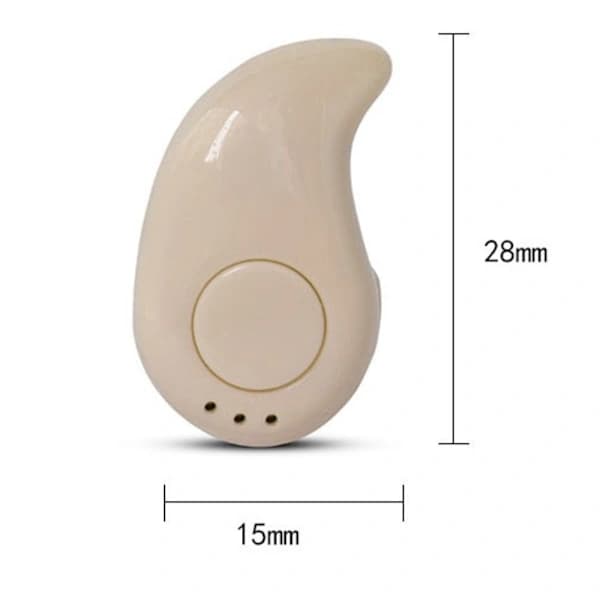 Trådlösa Bluetooth-hörlurar med mikrofon VIT VIT Vit