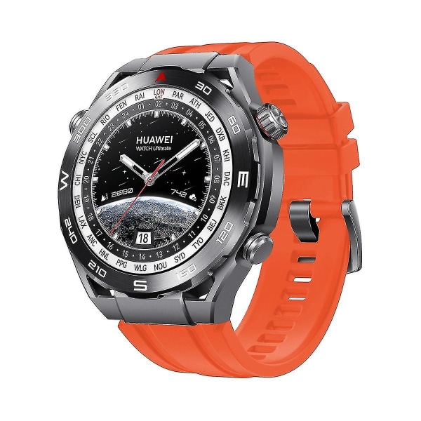 Silikonrem till Huawei Watch Ultimate 2st Regular Style Orange