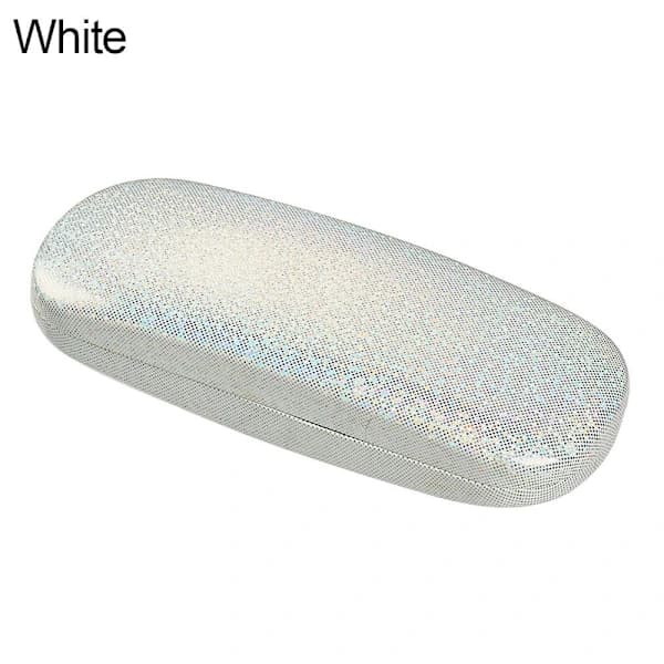 PU Optisk brilleetui Brille Case HVIT hvit