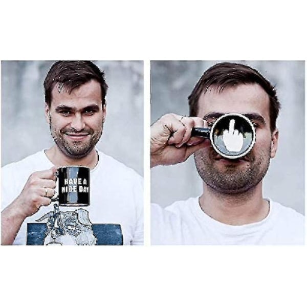 Ha en trevlig dag Kaffekopp Langfinger Morsom Kopp For Kaffe Melk Juice