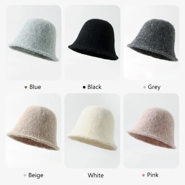 Bucket Hat för Kvinnor BEIGE Beige