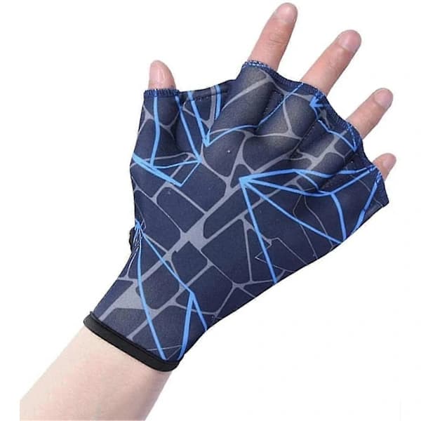 Nylon Simhandskar Vatten Simhandskar Med Simhud Vattenträning Hand Simhud Händer Med Simhud (1 par, blå)_tfrf