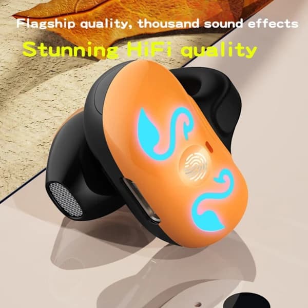 Trådlösa hörlurar Bluetooth Trådlöst headset GRÖN Grön