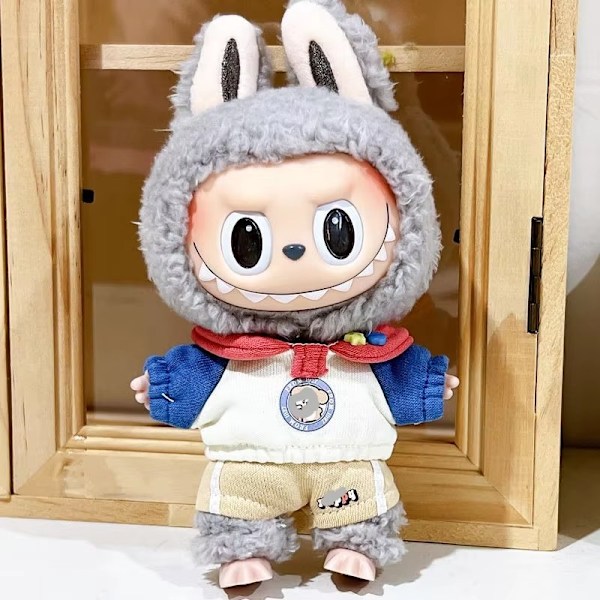 /NC/nya Labubu Kläder Lyx 17cm Designers Bubble Mart Labubu Vinyl Docka Tillbehör Kostym Dockkläder #1