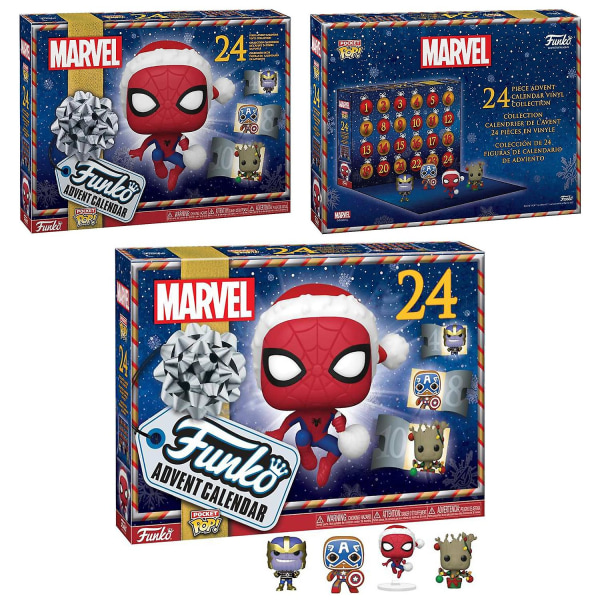 Funko Pop adventskalender Marvel Limited Edition 24 minifigurer Nya förseglade