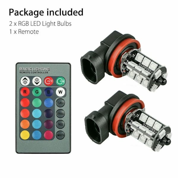 Kørelys RGB LED-pærer kørelys