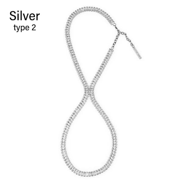 Høye hæler ankelkjede fotlenke SØLV TYPE 2 TYPE 2 sølv type 2-type 2