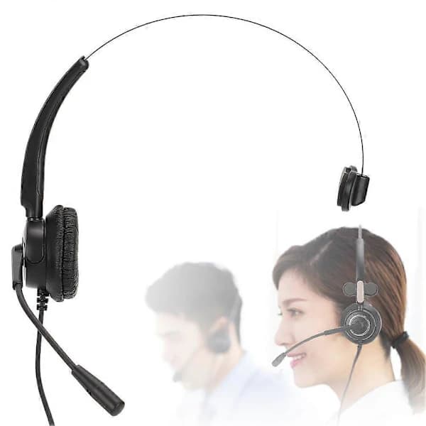 H500 3.5 Plugg Hodetelefon Trafikk Headset Call Center Kommunikasjon Dataheadset