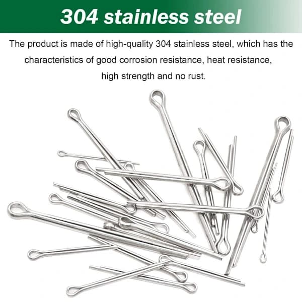 555 stk. Splint Sortiment Kit Nøgle Fastgørelsesbeslag Fitting Clips