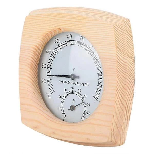 Digitalt badstutermometer med metallskive og hydrometer hygrometer hygrometer hygrometer termometer badstutilbehør