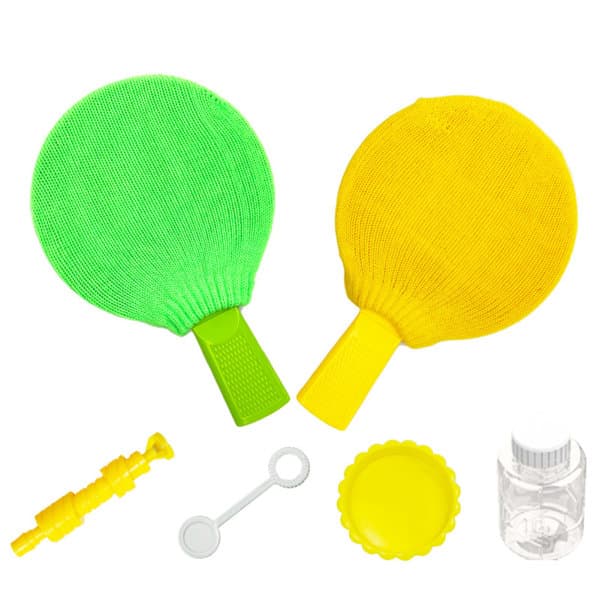 [NT] Barn Bubblor Boll Racket Leksaker Personliga Bubblor Boll Fladdrande Leksaker för Bakgård Racket