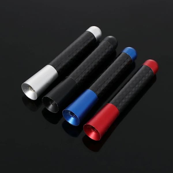 Bilantenne Kulfiber Kort Stubby SORT sort
