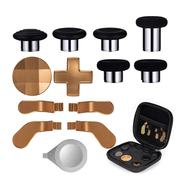 Tommelfingergreb paddles og D-pads til spilcontroller Guld Xbox One Elite / Xbox Elite Series 2