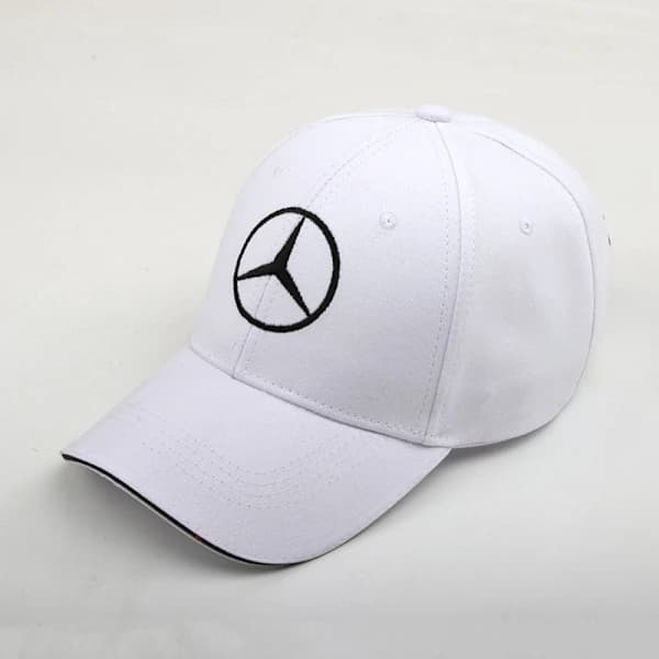 Benz original baseballcaps, unisex, hvit