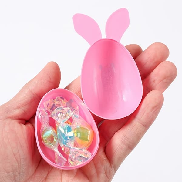 12 st Kanormade Surprise Eggs - Fillable Rabbit Eggs with Surprise Fillings, PP Rabbit Eggs Suitable for Easter Egg Hu [] 12pcs