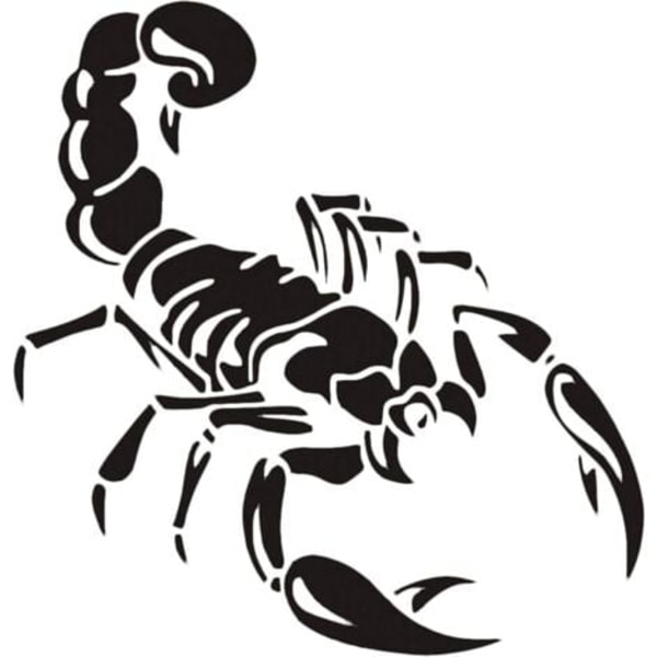 Bildekaler Vinyl Dekal Bildekaler Bil Dekal 3D Skorpion Mönster Cool Bil Dekal Klistra Dekoration Ornament/NC/