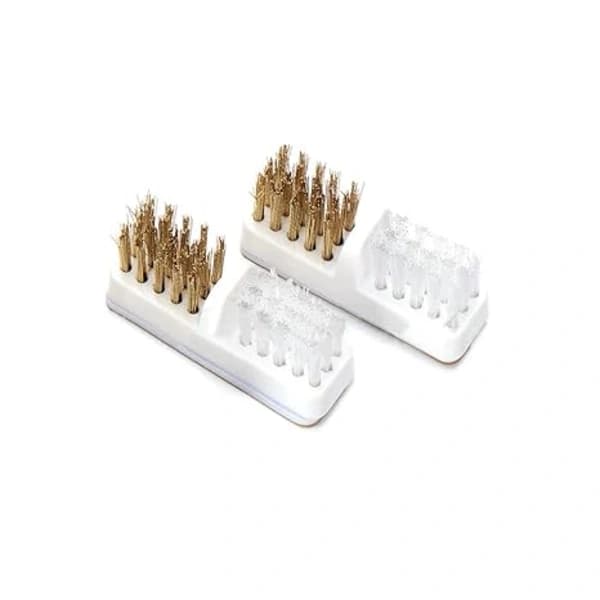 Borrbitsrenser for mini neglekunst borrehode dobbel rensebørste